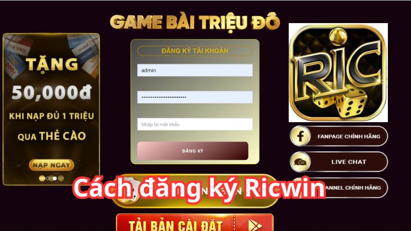 Khi đăng ký tài khoản Ricwin, bạn sẽ được hưởng rất nhiều lợi ích tuyệt vời